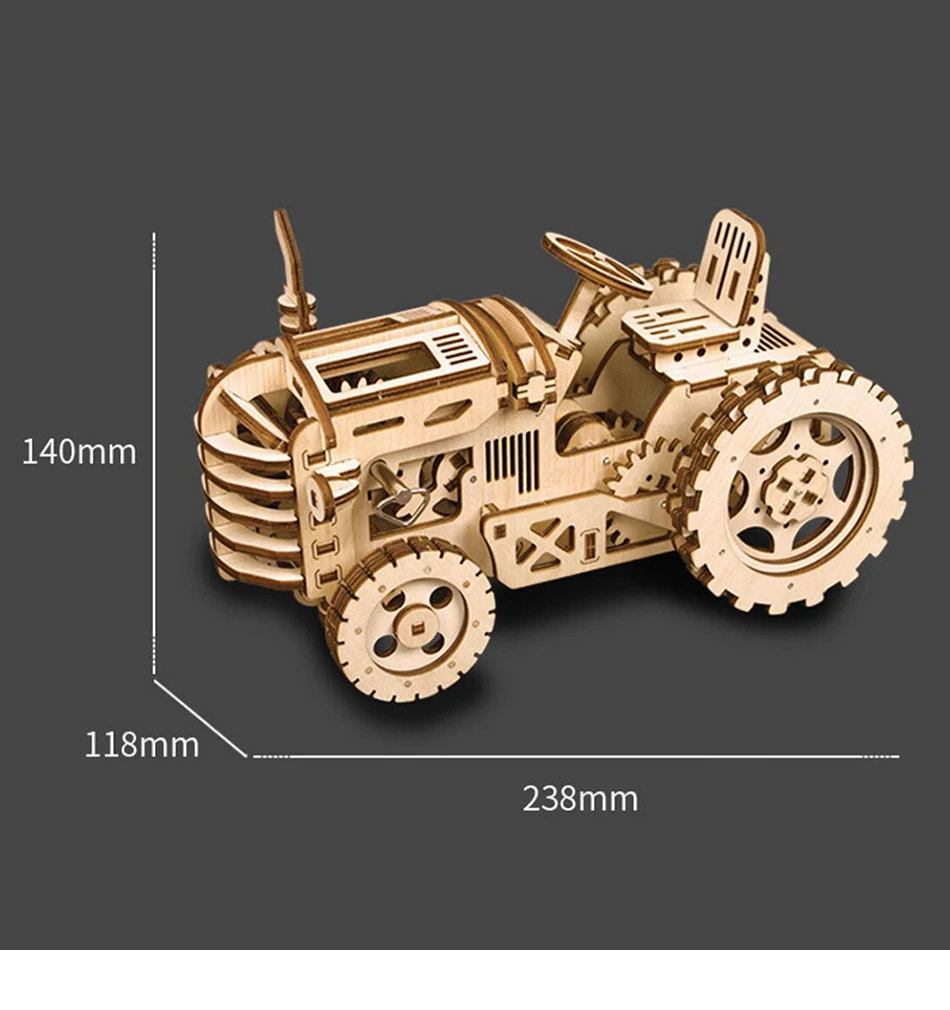 3 вида Обучающие игрушки деревянные игрушки головоломки для детей DIY лазерная резка 3D механическая модель деревянная головоломка игра сборка игрушка подарок