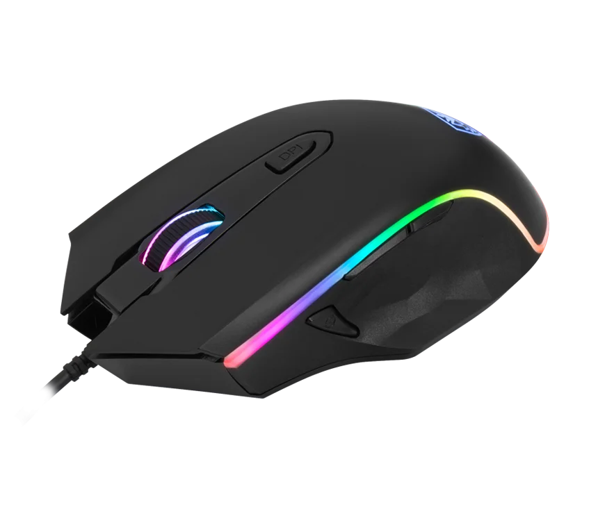 SADES Scythe S17 игровая мышь проводная USB 3000 точек/дюйм 7 программируемых кнопок 11 RGB