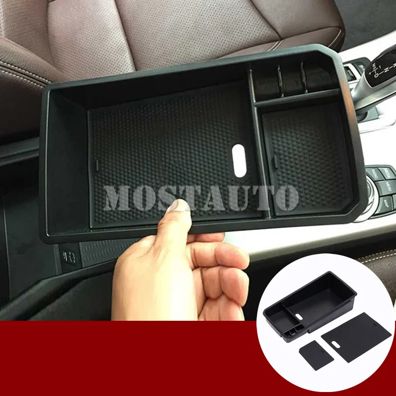 Внутренний подлокотник центральной консоли для хранения BMW X3 F25 2011 2017 X4 F26 2014 1 шт.