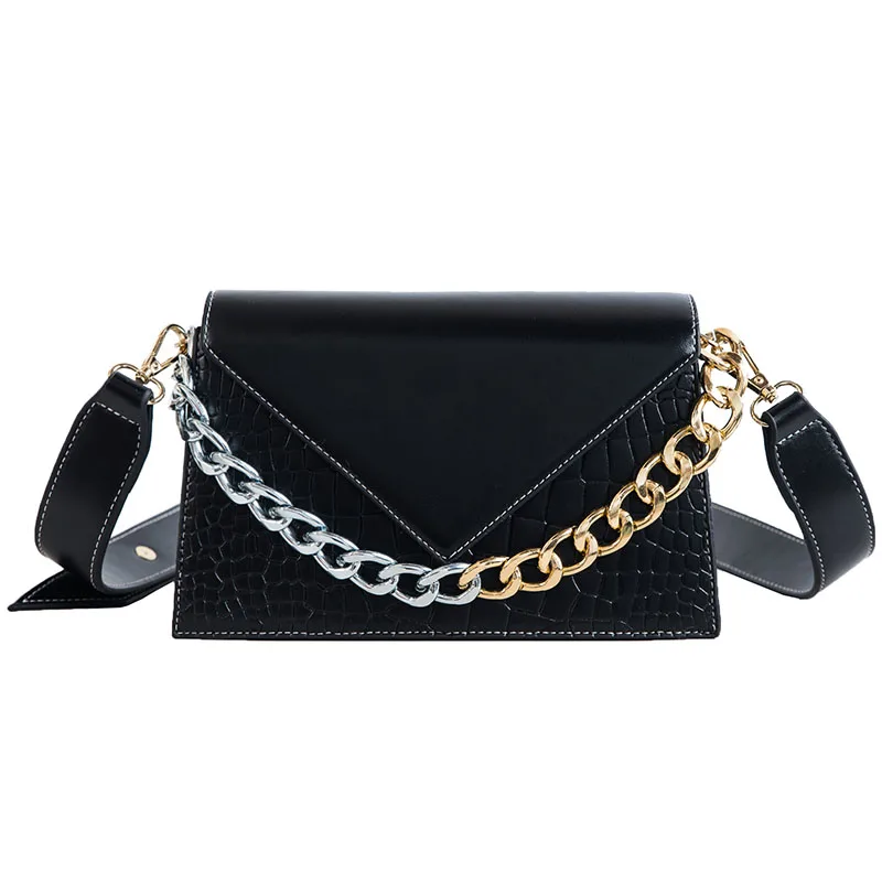 

2019 Brand Women Messenger Bags Luxury Handbags Women Bags Designer Jelly Chain Fashion Shoulder Bag Women PU Leather Handbags