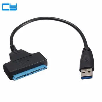 

Super speed 5Gbps USB3.0 USB 3.0 to SATA 22 Pin Adapter Cable 10cm for 2.5" Hard disk driver SSD USB 3.0 SATA adapter