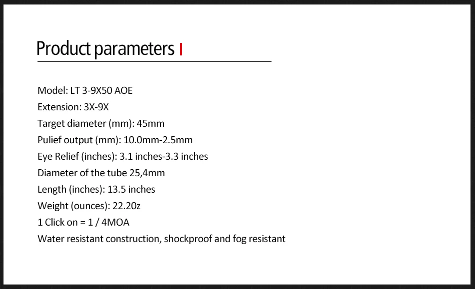 NSIRIUS 3-9X50 AOE Золотой тактический прицел оптический прицел красный зеленый Crosshair llluminate охотничий прицел