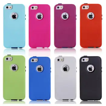 

DHL free shipping PC+TPU 2 in 1 case for iphone 5 5S ,hard case shockproof case for iphone 5S 100 pcs/lot