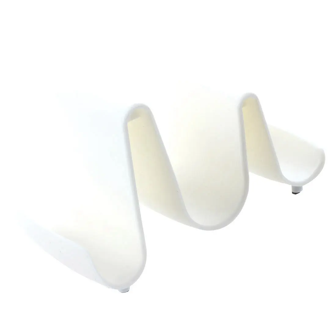 

New Plastic Kitchen Wave Shape Pot Pan Cover Lid Shell Stand Holder Racks Ladle Spoon Storage Rack Cooking Tools(white)