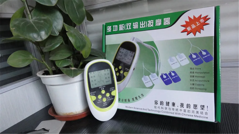 

2018 new 8 in 1 health care dual way digital slimming body tens therapy massager machine slim chinese meridian pulse stimulator