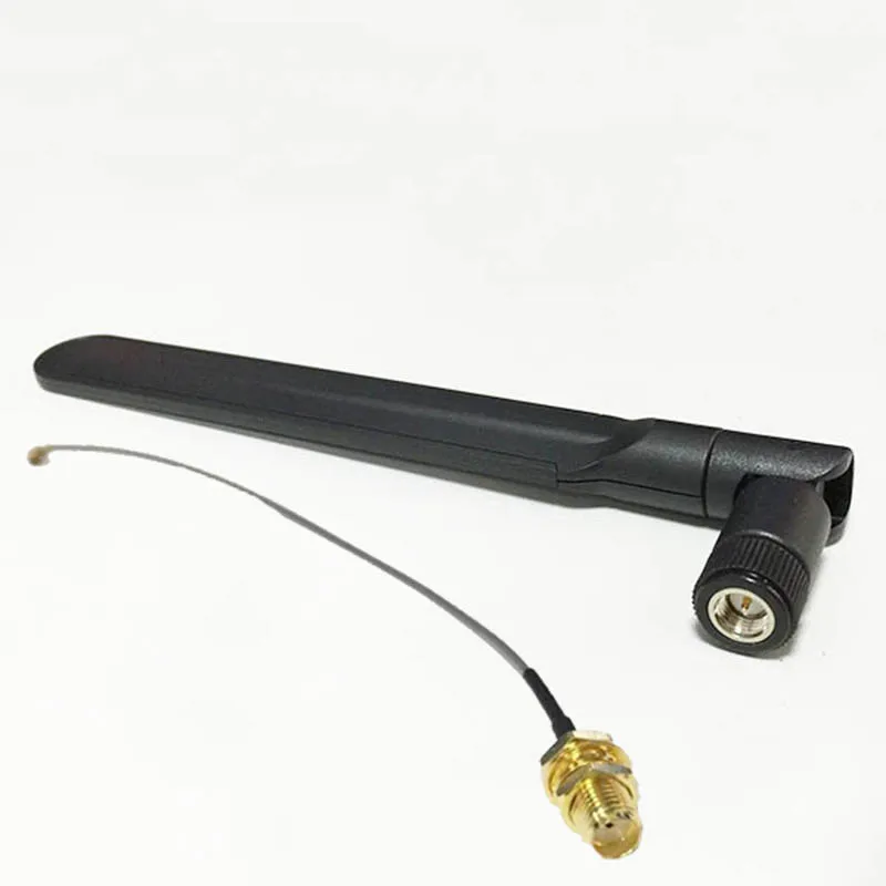 

2.4GHz / 5.8Ghz 8dBi Omni WIFI Antenna Dual Band With SMA Male Connector + RF IPX / u.fl Switch SMA Female Pigtail Cable