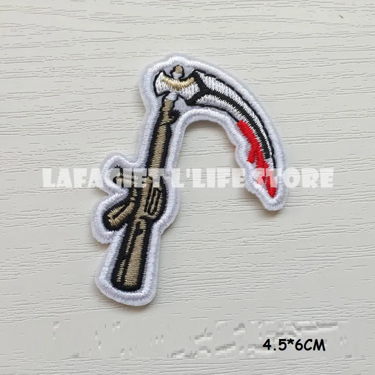 3pcs Customized GUN Logo Patches for Clothing Jacket Bag Motorcycle HAT