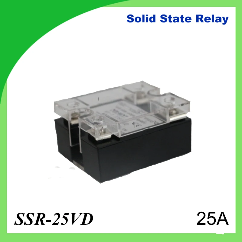 

2PCS 25A SSR,input DC 0-10V single phase ssr solid state relay voltage regulator