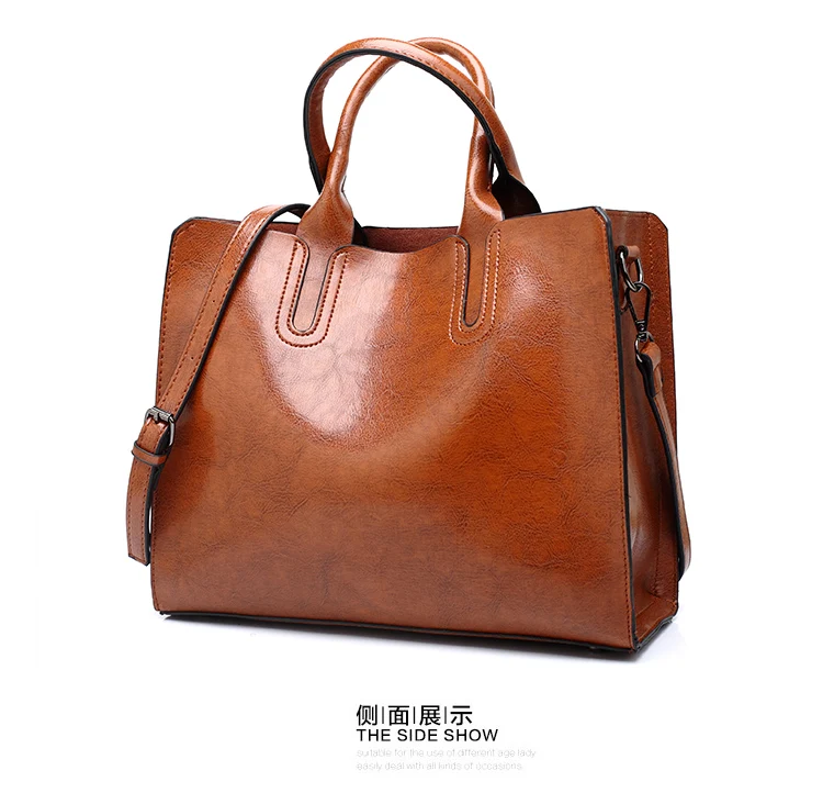 

Luxury Leather Handbags Big Women PU Bag Quality Casual Female Bags Trunk Tote Spanish Brand Shoulder Bag Ladies Large Bolsos