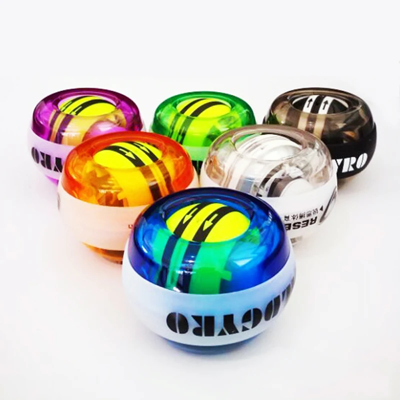 Gyro ball LED Flashing Gyroscope Wrist Arm Exercise Simulator Strengthener Force Ball Speed
