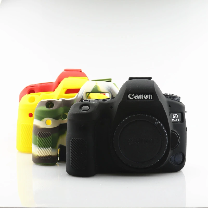Защитный чехол для камеры силиконовый canon eos 6DII 6D Mark II|Сумки фото-/видеокамеры| |