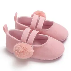 Для маленьких девочек обувь принцессы Мягкие плюшевые детская обувь для малышей Prewalker новорожденных первые ходоки для 0-18 м