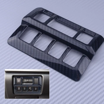 

DWCX 1Pc Black ABS Light Switch Cover Trims Car Interior Dash Function Button Overlay Fit for New Crosstrek XV 2018