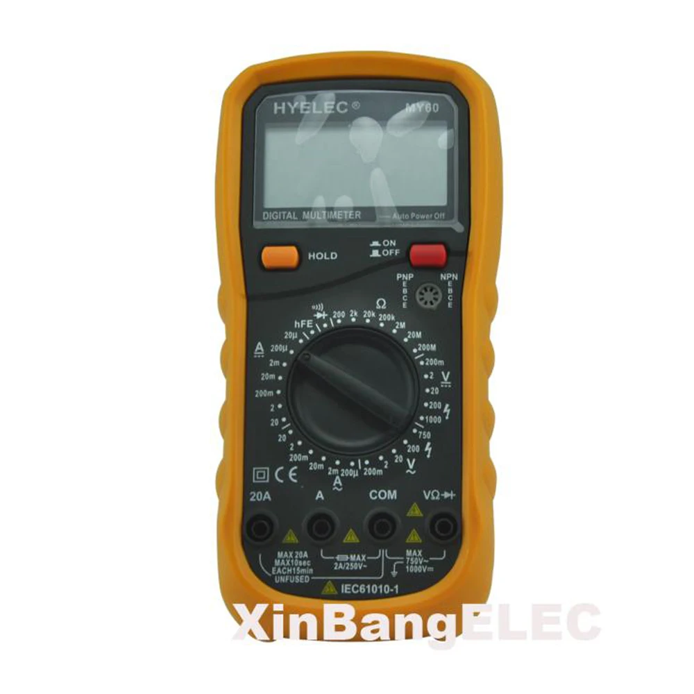 

Digital Multimeter AC/DC Current Voltage Resistance Tester Professional Ammeter Multitester