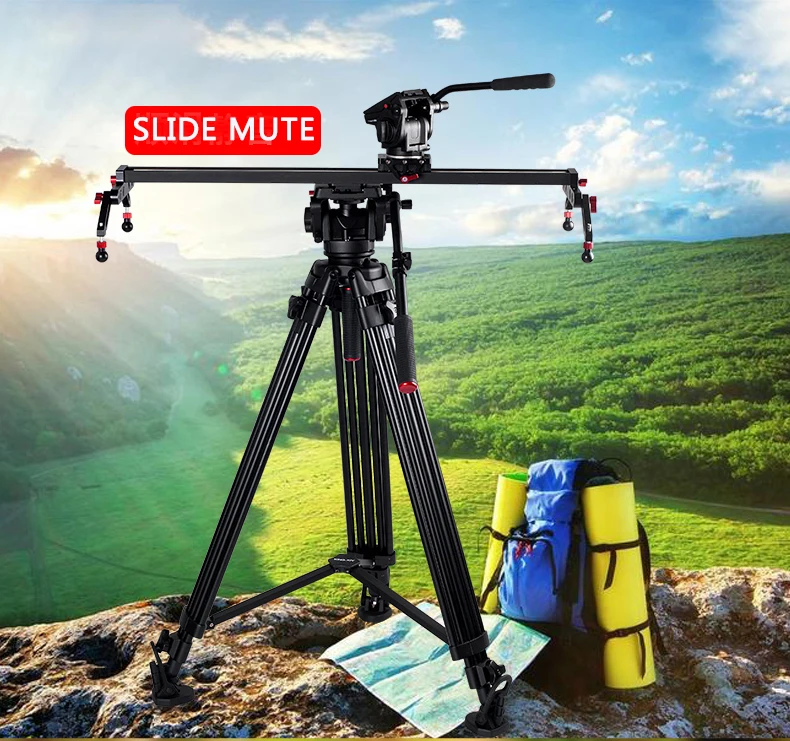 KINGJOY Official VM-80/100 Camera Silent Macro For Nikon Rail Tripod Head Time Lapse Ballhead Balhoofd Tripod Ball Head Video