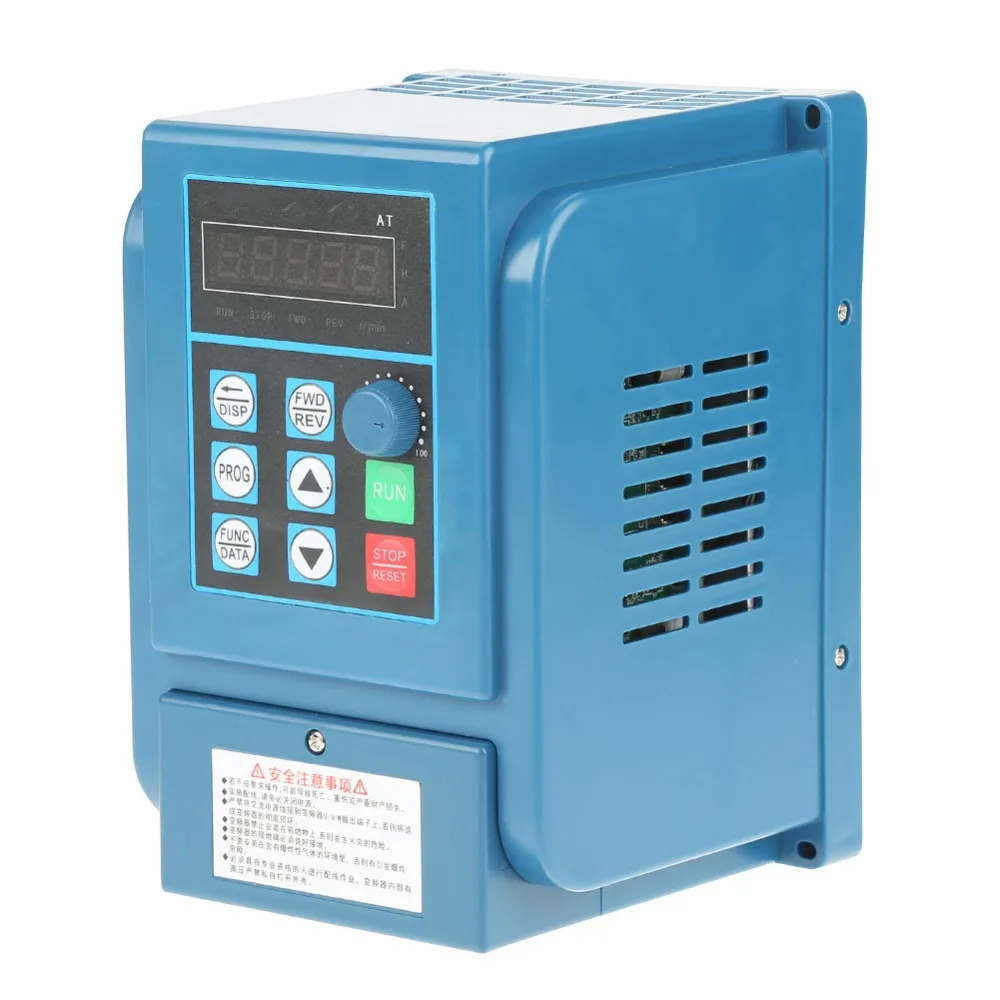 

AT3-2200X PWM Control 380VAC 6A Variable Frequency Drive VFD Speed Controller for 3-phase 2.2kW AC Motor