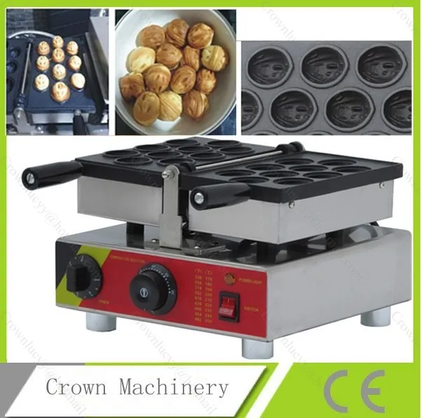 

Walnut shape cake waffle maker;Walnut snack baking maker
