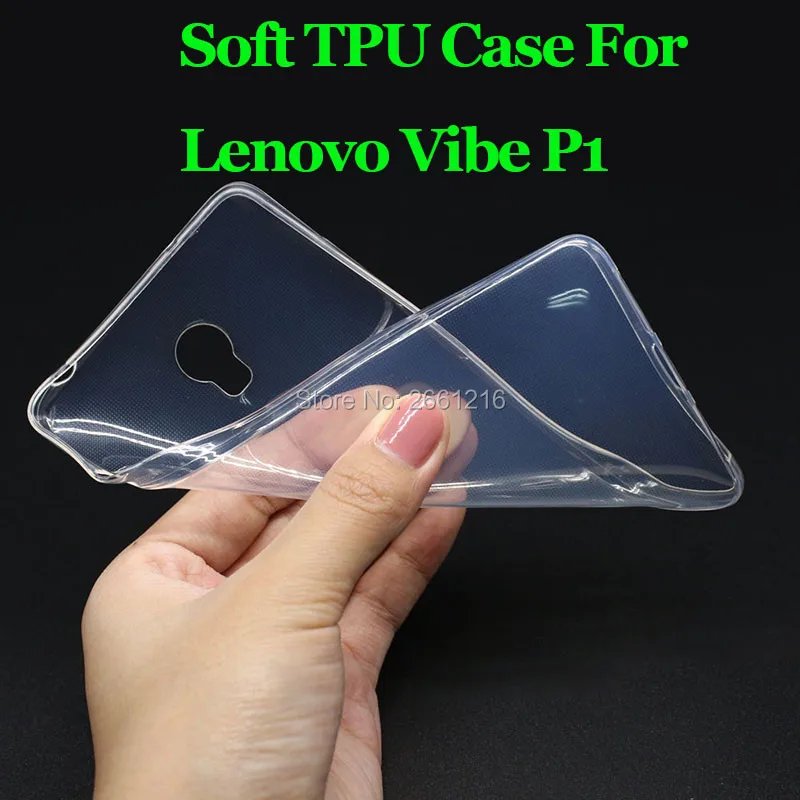 

For Lenovo P1 Ultra Thin Soft TPU Silicon Gel Transparent Case Back Cover For Lenovo Vibe P1 5.5"