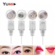 40 шт./лот 8 мм Винт одноразовые 12 Pin 36 Pin 3D микро нано круглые иглы картриджи для Charmant Liberty микроиглы Дерма ручка