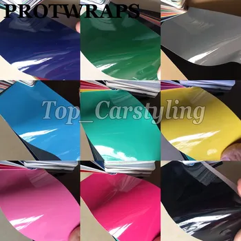 

3 Layers Top quality Gloss Vinyl Wrap For whole car wrap Covering foil PROTWRAPS Low tack glue Like 3M Quality 1.52X18M / 5x59ft