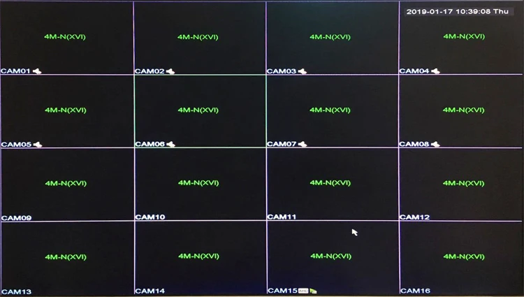  4mp CCTV Camera Red Panel Hi3521D XMeye 4M-N 16CH 16 Channel H265+ 6 in 1 WIFI Coaxial Hybrid Onvif