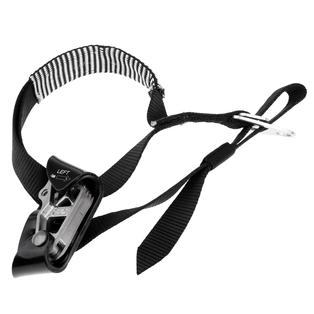 Left Foot Ascender Riser Rock Climbing Mountaineering Equipment Gear Max Load: 100kg CE Certificated