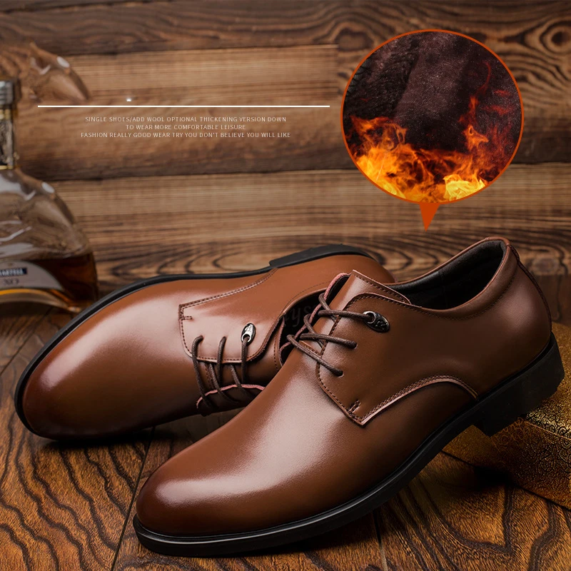 OUDINIAO/Мужская обувь из спилка мужские официальные повседневные ботинки с острым носком мужские офисные модельные мужские туфли мужские деловые весенне-зимние ботинки