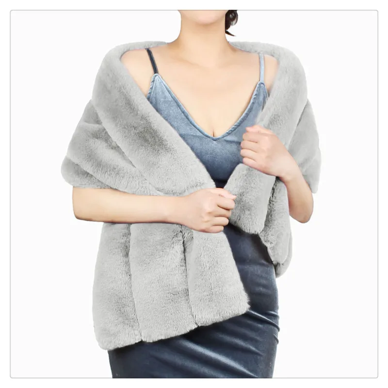 New autumn and winter new goods real - shot imitation fur cape fur cape dress small coat to match Europe and America (12)