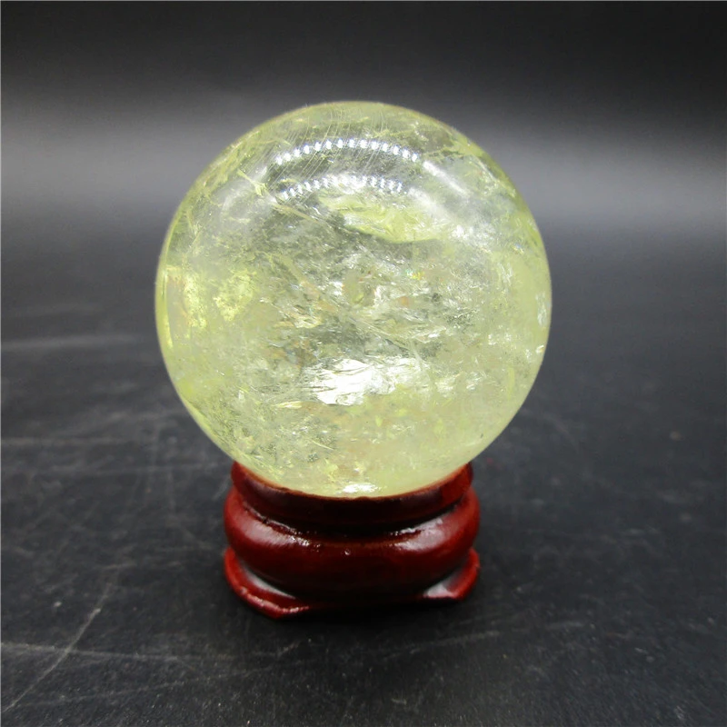 66g Natural Stones Clear Citrine Ball Mineral Specimen Yellow Crystal Rock Gemstone Decoration Health Collection Healing Energy Stones Aliexpress