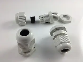 

20pcs PG19 Waterproof Connector Gland Dia. 12-15mm Cable
