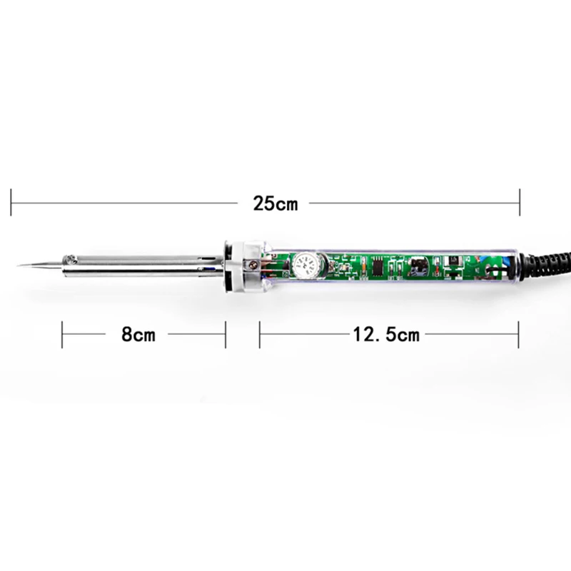 SHGO-60W 200-450 Цельсия Регулируемый контроль температуры паяльник Сварка паяльник ручка ЕС вилка