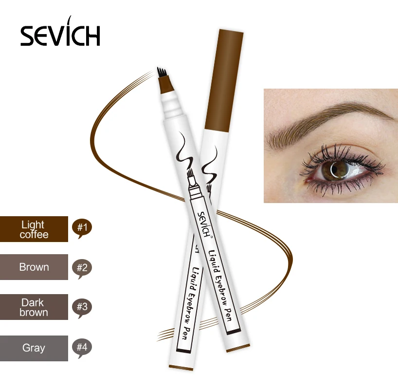 Long-lasting eyebrow pen Natural tatoo pen waterproof eyebrow Enhancer Liquid Eyebrow 4 colors Make up Durable Eye Brow Pencil Long-lasting eyebrow pen Natural tatoo pen waterproof eyebrow Enhancer Liquid Eyebrow 4 colors Make up Durable Eye Brow Pencil