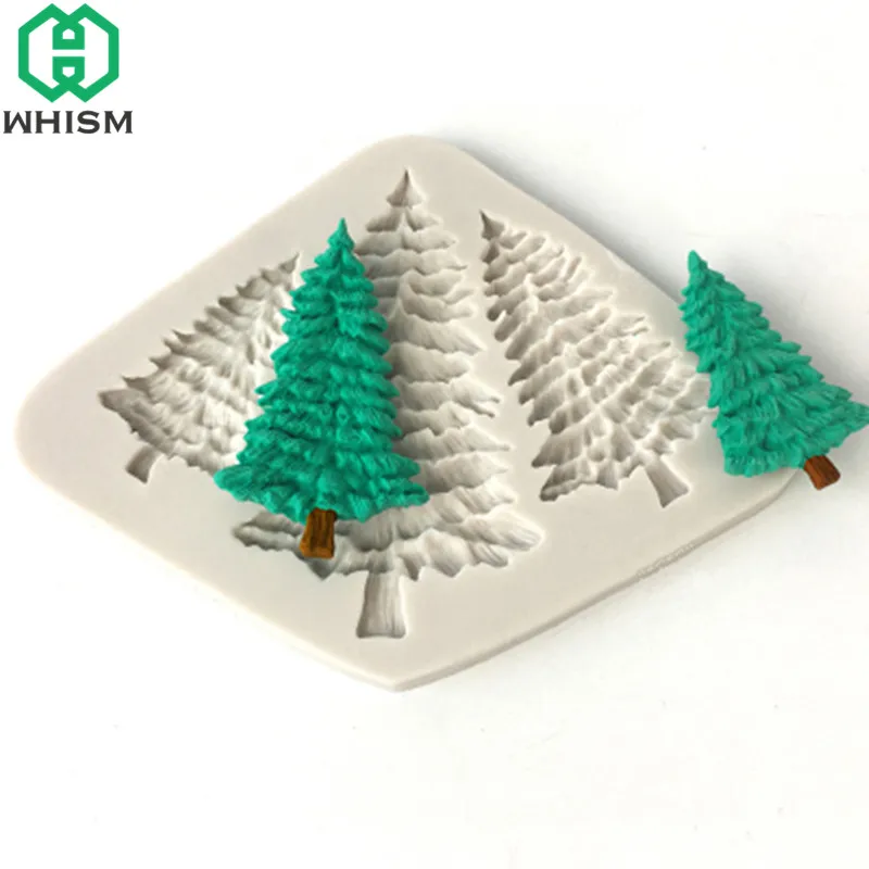 Tree Silicone Sugarcraft Cake Fondant Mold Chocolate Baking Decorating Mould DIY