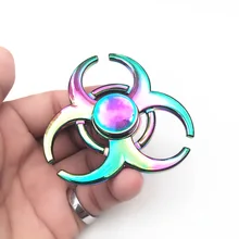 Бычий Рог дьявол бейблэйд Спиннер металлический палец гироскоп СДВГ Анти Стресс EDC игрушка ручной Спиннер Дети Рождественские подарки