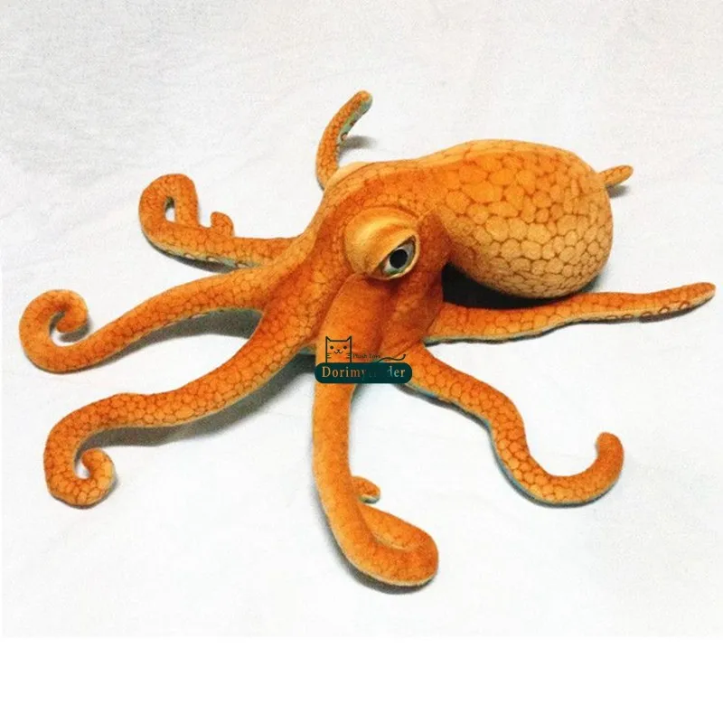 Dorimytrader 80cm Giant Simulation Animal Lifelike  Octopus Plush Toy Throw Pillow Kids Play Doll  Home Car Decoration Birthday Gift  (5)