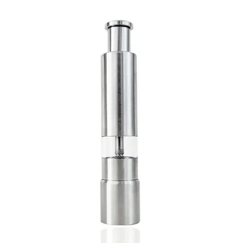 

Stainless Steel Pepper Grinder Portable Manual Pepper Mill Muller Seasoning Grinding Milling Machine Kitchen Tools W8336