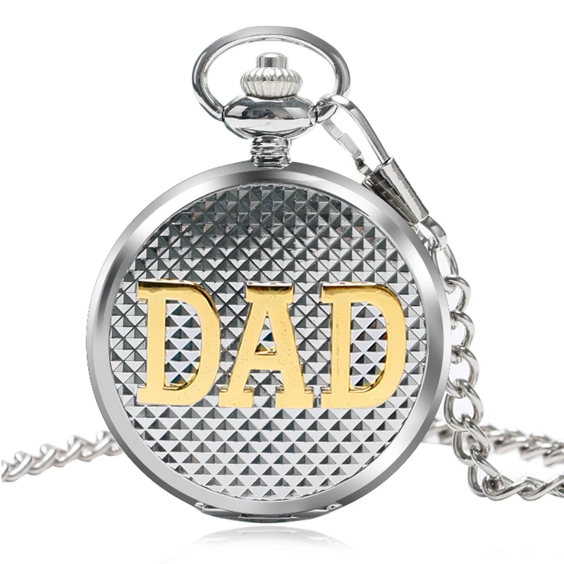 

Antique Style Retro DAD Design Pocket Watch Father Watches Dad Father's Day Gift Quartz Pendant Clock P1049C