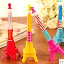 Нет 20 шт./партия Южная Корея креативные канцелярские трехмерные железные башни моделирование ручка прекрасный башня подарочная ручка