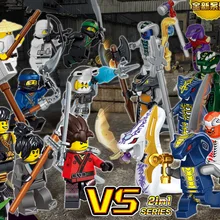 160 ПК 31089 Phantom Золотой ниндзя фильм Jay Kai Cole Zane Ву строительные блоки детские подарочные наборы Модель Кирпичи игрушки для детей