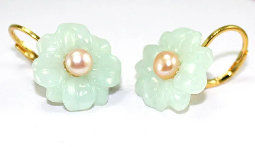 

Shipping ER00127 Flower Natural stone Earring
