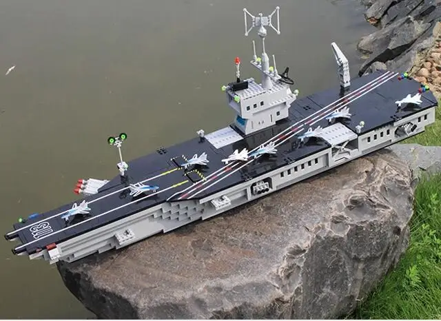 

building block set compatible with lego military Carrier model 3D Construction Brick Educational Hobbies Toys for Kids