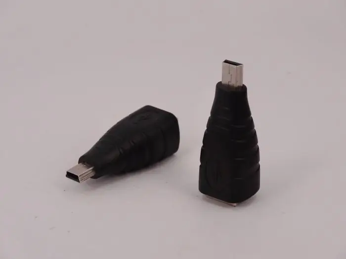 USB 2 0 Тип B принтер Женский к Mini 5 pin Мужской Соединительный кабель конвертер