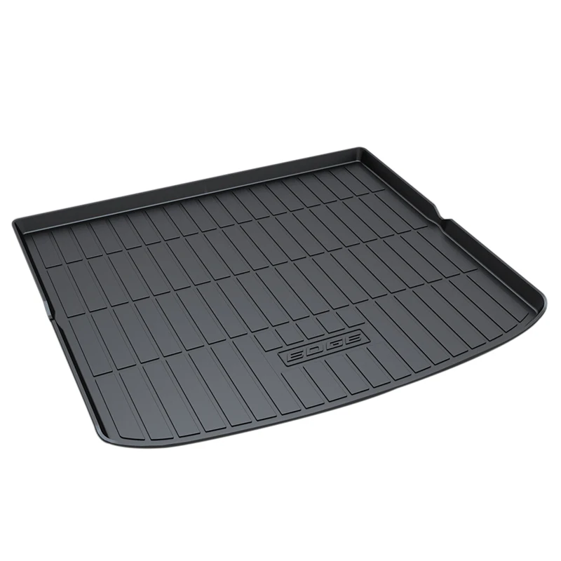 

3D Trunk Mat Premium Waterproof Anti-Slip Car & Trunk Tray Mat Protector Cover in Heavy Duty for Ford Edge 2015, Black