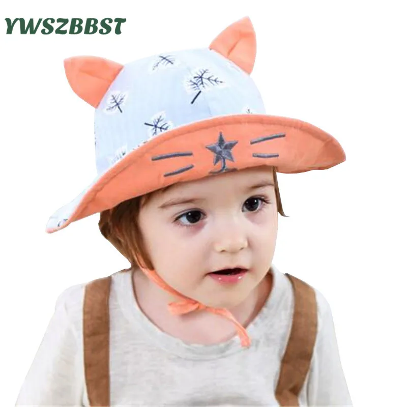 Summer Children Hat Sunhat Baby Boys Sun Hat Kids Fisherman Hat Girls