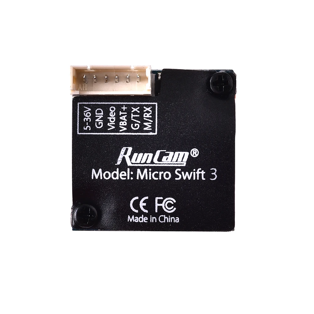 Runcam Micro Swift 3 V2 43 600TVL CCD Mini FPV Camera 2.1mm PALNTSC OSD Configuration For RC Models Multicopter Part (7)