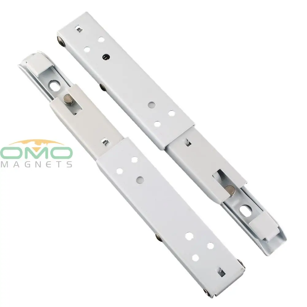 

2pcs White Spring Design Wall Mounted Folding Triangle Shelf Brackets 240mm*130mm*30mm with 8 Screws