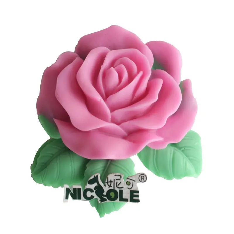 

Silicone Soap Mold 3D Flower Shape Handmade Candle Chocolate Candy Mold Fondant Cake Decorating Tools