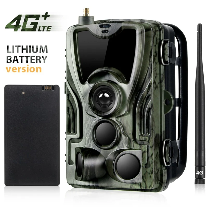 Hc 801Lte 4G охотничья камера 16Mp Trail Ip65 фото ловушки 0 3 S Дикая с литиевой батареей
