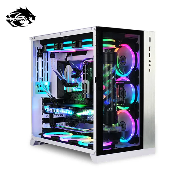 Bykski Clean Rigid Tubing Water Cooling Kit with RBW LED Light