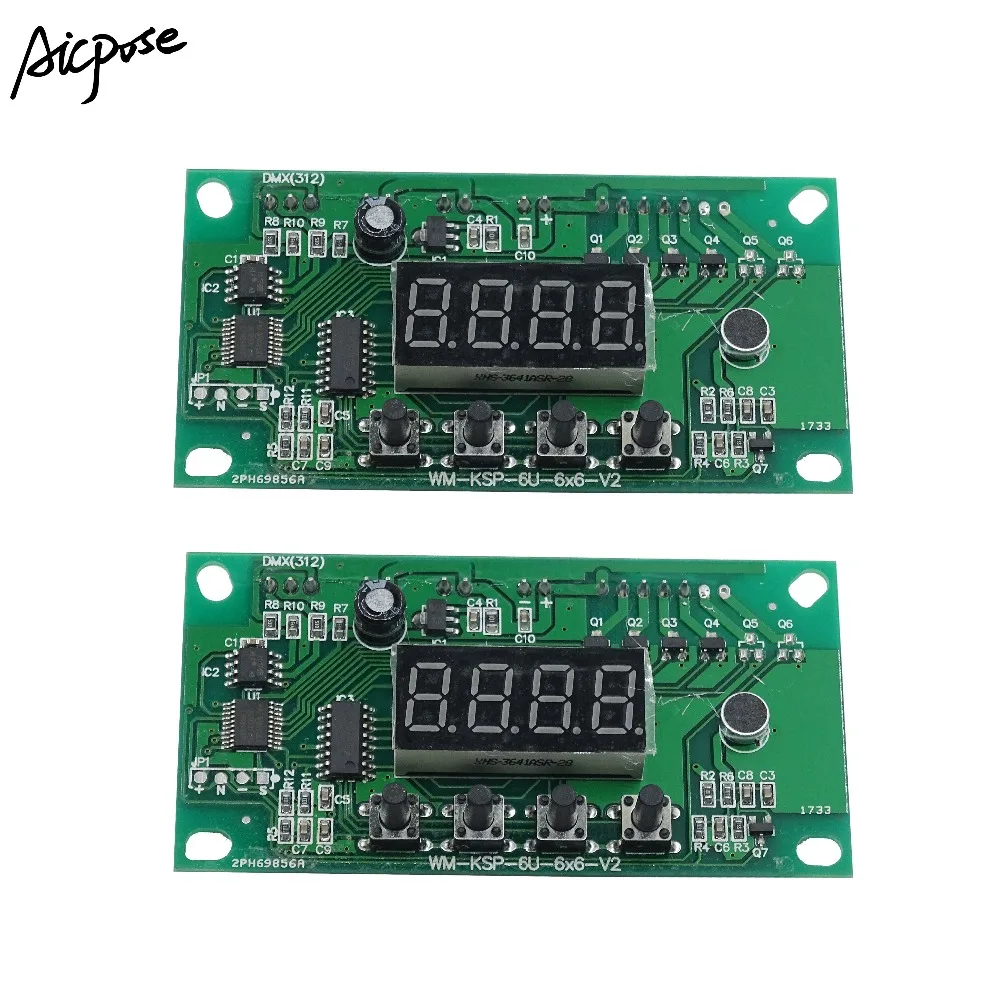 2 шт./лот 7x1 Вт/6x1 Вт/5x1 Вт/12x12 Вт RGBW LED Par материнская плата напряжение 12 36 в par led 4in1 7*12
